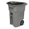 Toter Toter 64 Gal. Trash Can Graystone with Quiet Wheels and Lid ANA64 - alternate 1